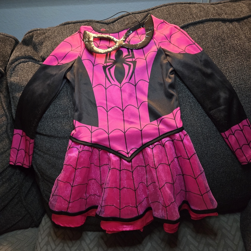 Marvel Spiderman toddler girl costume size 3t 4t